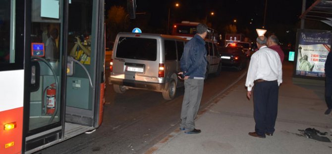 Belediye otobüsünde tinerci dehşeti