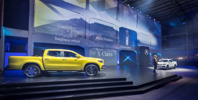 Mercedes pick-up araçlarını kamuoyuna tanıttı