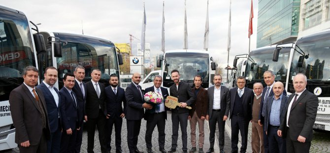 Anadolu Isuzu'dan 4 şehirde 25 araç teslimatı