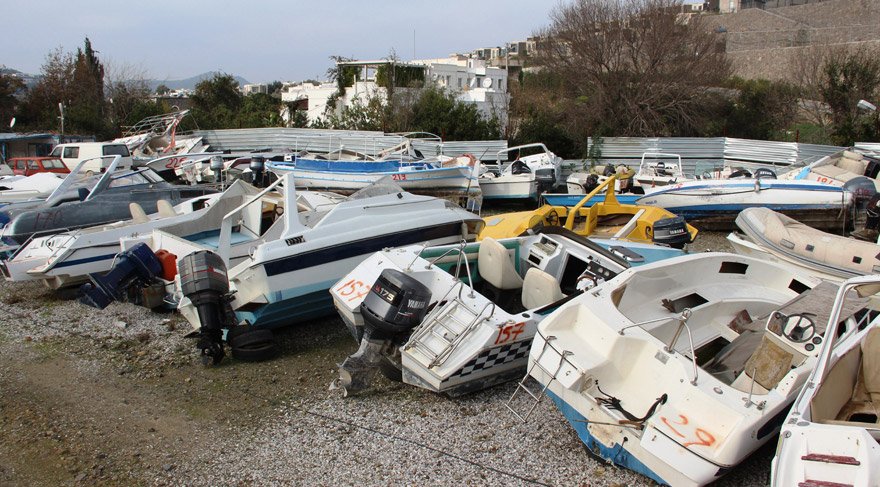 Tekne otoparkı değil, utanç tablosu...