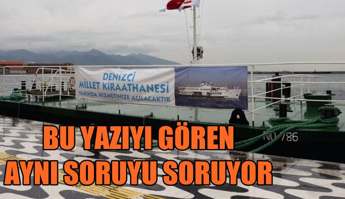 Zübeyde Hanım Gemisi, millet kıraathanesi oluyor