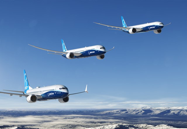 Boeing, uçak teslimatında yeni bir rekor kırdı