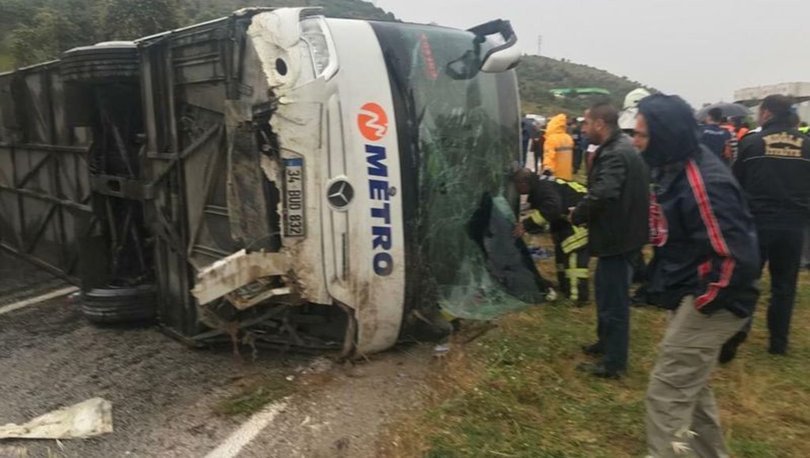 Muğla'da yolcu otobüsü devrildi! 3 ölü, 39 yaralı