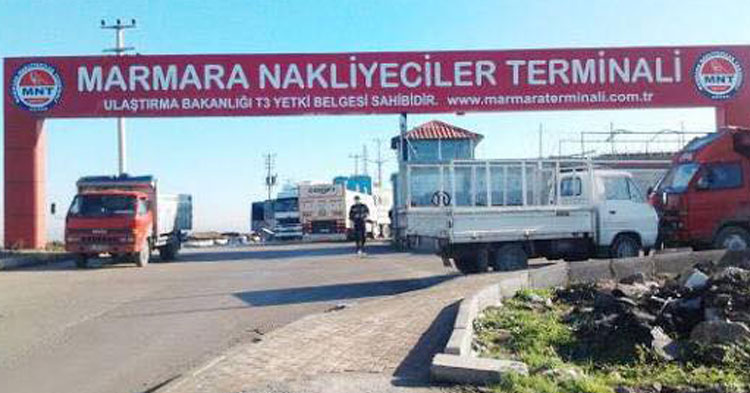 Marmara Nakliyeciler terminali bilmece gibi