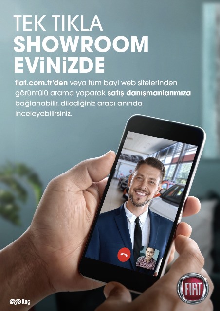Fiat Showroom’ları Bir Tıkla Evinizde