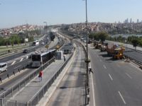 Haliç Köprüsü metrobüs yolu bakıma alınıyor