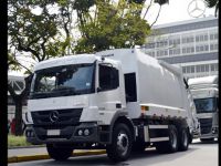 Brezilya sokaklarını Allison donanımlı Mercedes’ler temizliyor