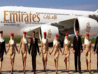 Emirates'te plastikten üretilen battaniye