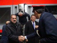 BTK'da ilk tren Kars'a geldi