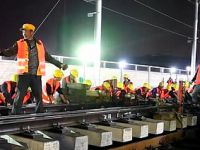 9 saatte tren istasyonu inşa ettiler