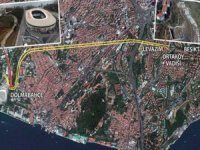 Dolmabahçe-Levazım Tüneli havadan görüntülendi