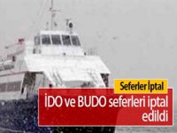 BUDO ve İDO’nun bazı seferleri iptal edildi
