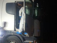 Alkollü TIR sürücüsü polisi gördü kafasına sıktı