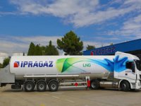 İpragaz’ın filosuna kattığı ilk LNG’li çekicisi Türkiye yollarında