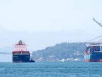 Transpacific ocean shipping rates continue to slide