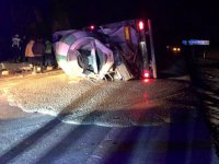 Devrilen beton mikserinin sürücüsü öldü