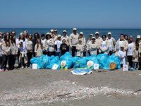 Aras Kargo 100. yıl anısına Samsun sahilini temizledi
