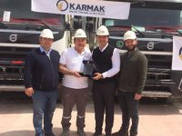 Karmak İnşaat filosuna 20 Volvo Kamyon katıldı