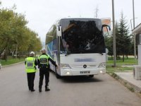 Şehirlerarası yolcu otobüsleri denetleniyor