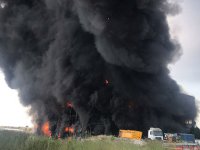 Kocaeli'de lojistik deposu yandı