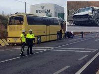 Bandırma'da feci otobüs kazası: 4 ölü 42 yaralı