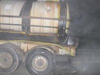 Asit yüklü tanker kaza yaptı, Bolu Dağı kapandı