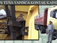 Motoruna yuva yapan kuşlar için tırını 45 gün çalıştırmadı