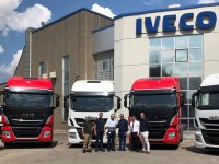 IVECO’dan Meryıldız’a 5 Stralis çekici teslimatı