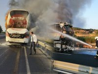 Yine 10 numara yağ şüphesi, yine otobüs yangını