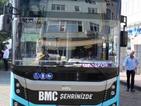 BMC yeni otobüs modelini Hopa’da tanıttı