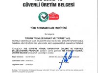 Tırsan, "Covıd-19 Güvenli Üretim Belgesi" aldı
