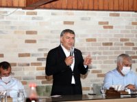 Başkan Şayir, nakliyecilerle TIR parkını konuştu