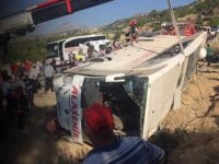 Mersin'de elim bir otobüs kazası: Şehitlerimiz var